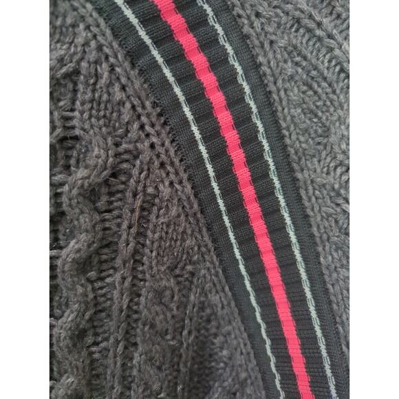 T By Alexander Wang Wool Blend Cable Knit Tunic Sweater - Picture 5 of 5